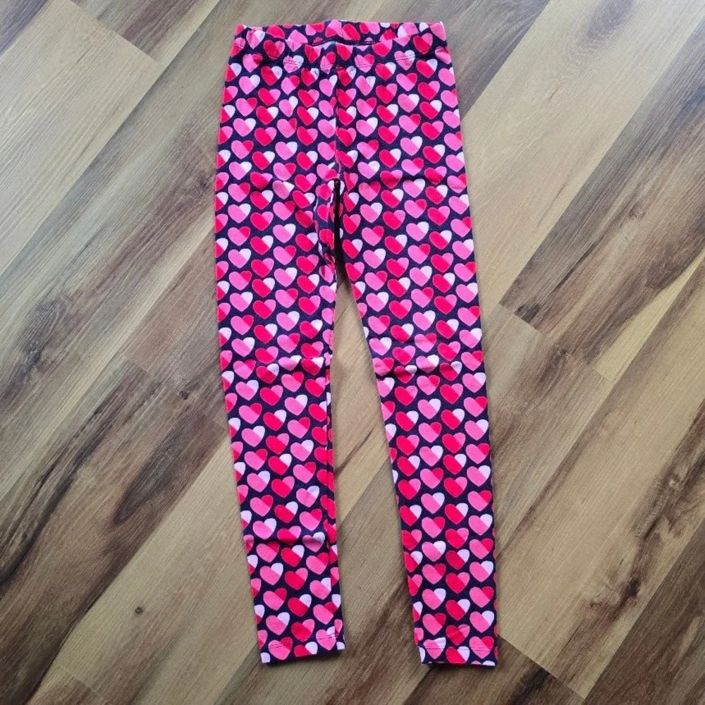 Gymboree Heart Outfit Set‎ Kids Size 12 White Pink Red Sequin Heartcore Coquette